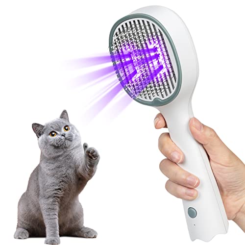Cat & Dog Brush With UV Light Double Cleaning