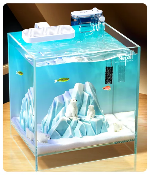fish tank with light